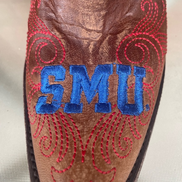 SMU Mustangs Gameday Cowboy Boots - Picture 2 of 8